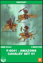 F-0041 - Amazons Cavalry Set 1
