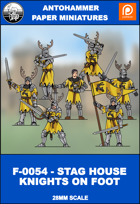 F-0054 - STAG HOUSE KNIGHTS ON FOOT