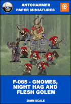 F-0065 - GNOMES, NIGHT HAG AND FLESH GOLEM