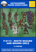 F-0113 - WHITE WIZARD AND BROWN ORCS