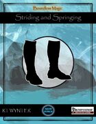 Striding and Springing (Magic Boots) - Boundless Magic