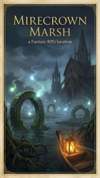 MIRECROWN MARSH ( a Fantasy RPG location)