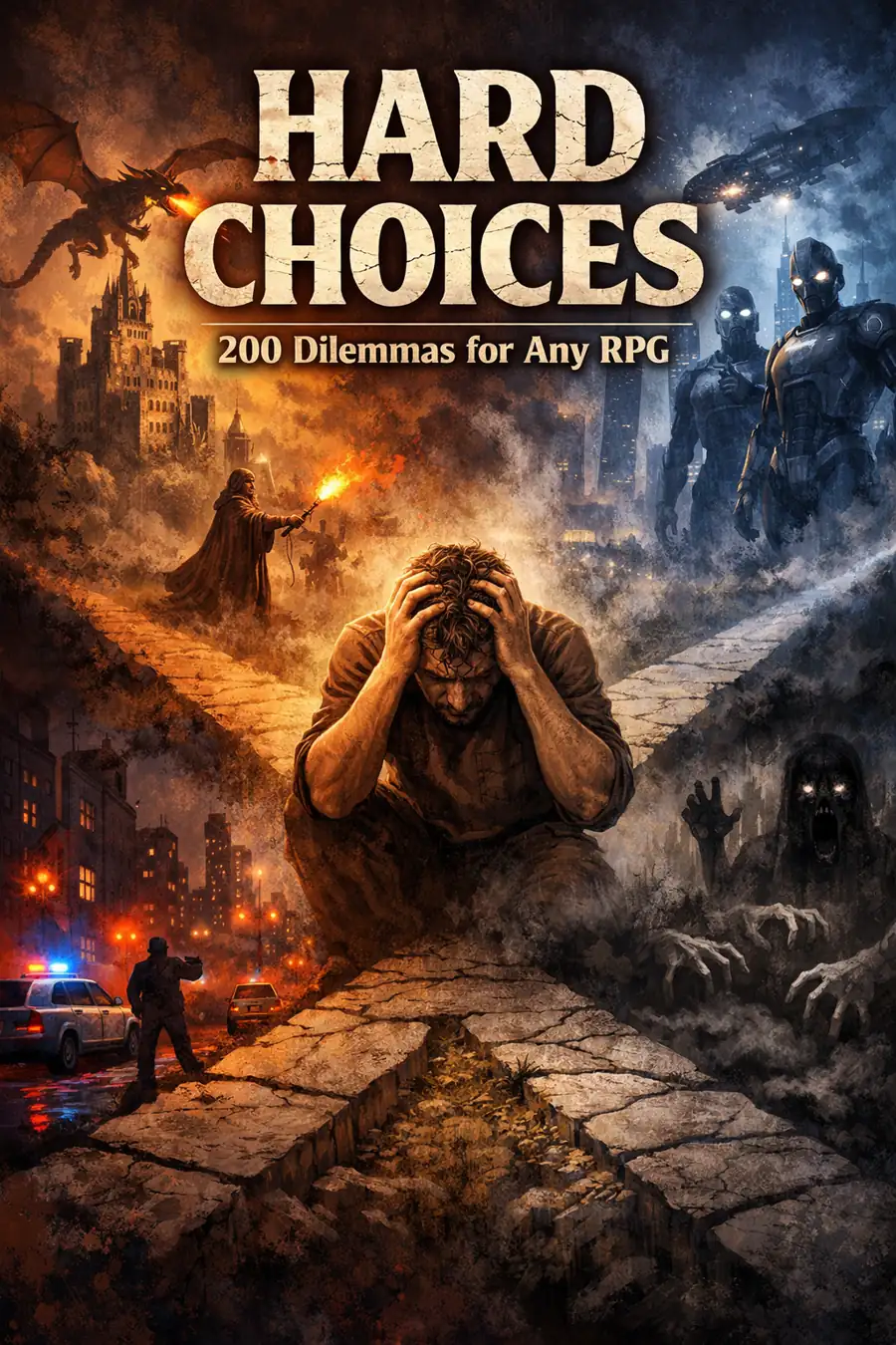 Cover of HARD CHOICES: 200 Dilemmas for Any RPG