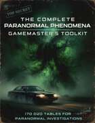 THE COMPLETE PARANORMAL PHENOMENA TOOLKIT