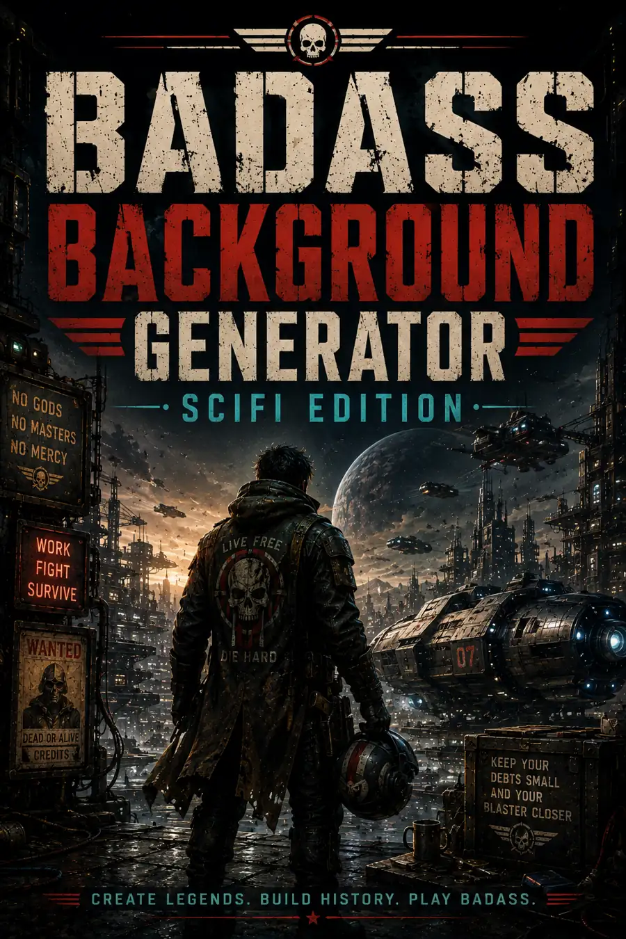 BADASS BACKGROUNDS GENERATOR: SCI-FI EDITION
