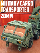 Military Cargo Transporter: 3D Printable for 28mm Wargames