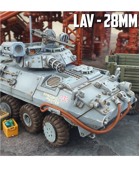 Light Armored Vehicle: 3D Printable for 28mm Wargames