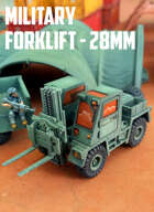 Military Forklift: 3D Printable for 28mm Wargames
