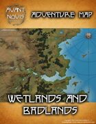 Adventure Map: Wetlands and Badlands