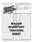 Dungeons & Dragons 5e - Inventory Sheet [Wagon]