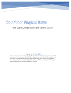 D30 Minor Magical Items