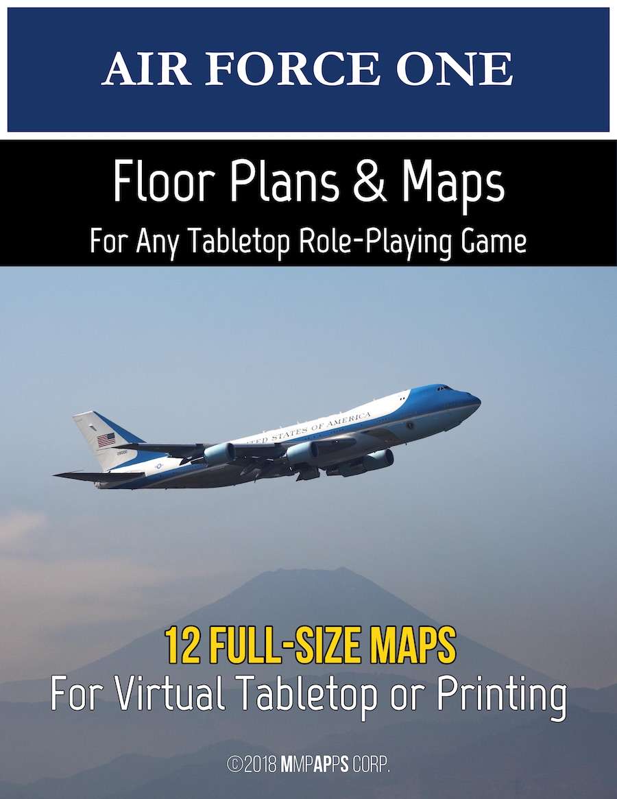 Air Force One | Map Pack - MmpApps | Modern Maps | Historical Maps |  Military Maps | DriveThruRPG