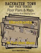 Backwater Town: Merchants  | Map Pack