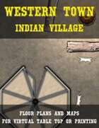 Western Town: Indian Village  | Map Pack