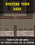 Western Town: Bank  | Map Pack