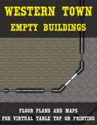 Western Town: Empty Buildings  | Map Pack