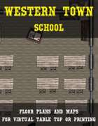 Western Town: School  | Map Pack