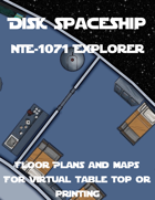 Disk Spaceship - NTE-1071 Explorer