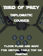 Bird of Prey - Diplomatic Courier Starship  | Map Pack