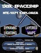 Disk Spaceship | Dynamic Lighting