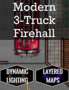 Modern 3-Truck Firehall Combo - Download + Roll20 VTT [BUNDLE]