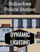 Modern Suburban Police Station Combo - Download + Roll20 VTT [BUNDLE]