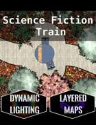 Science Fiction Train | Dynamic Lighting