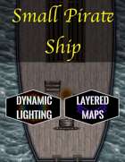 Fantasy Small Pirate Ship | Dynamic Lighting