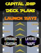 Capital Ship Deck Plans: Launch Bay | Dynamic Lighting