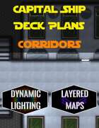Capital Ship Deck Plans: Corridors | Dynamic Lighting