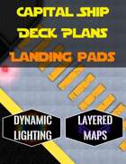 Capital Ship Deck Plans: Landing Pads | Dynamic Lighting