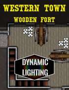 Western Town: Wooden Fort | Dynamic Lighting