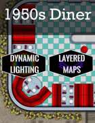 1950s Roadside Diner | Dynamic Lighting