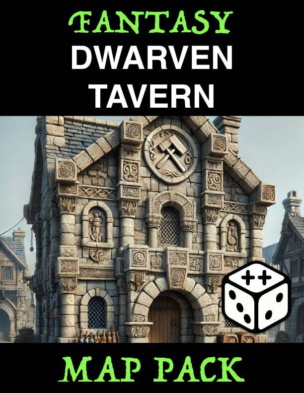 Dwarven Tavern | Map Pack - MmpApps | Fantasy Maps | DriveThruRPG