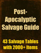 Post-Apocalyptic Salvage Guide