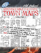 Connectable Fantasy Town Maps - Volume 1
