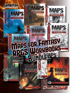 Maps for Fantasy RPGs Workbooks [BUNDLE]
