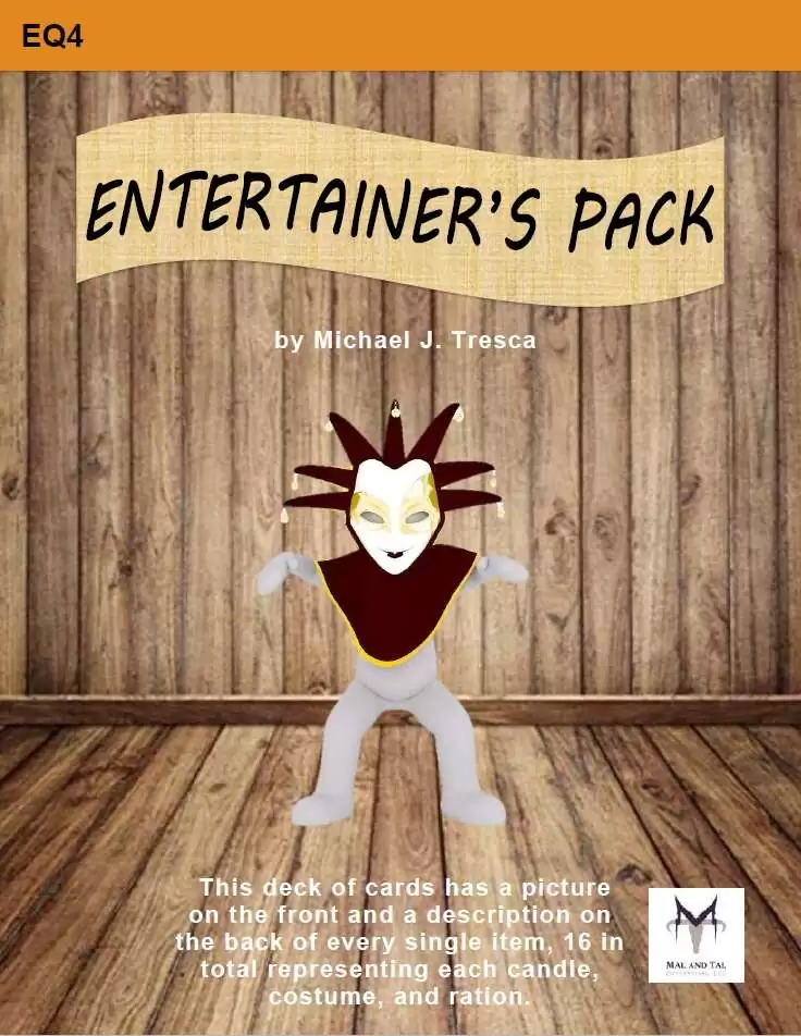 5E Equipment Cards: Entertainer's Pack - Michael Tresca | DriveThruRPG