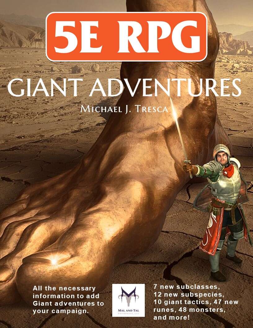5E RPG: Giant Adventures - Michael Tresca | DriveThruRPG