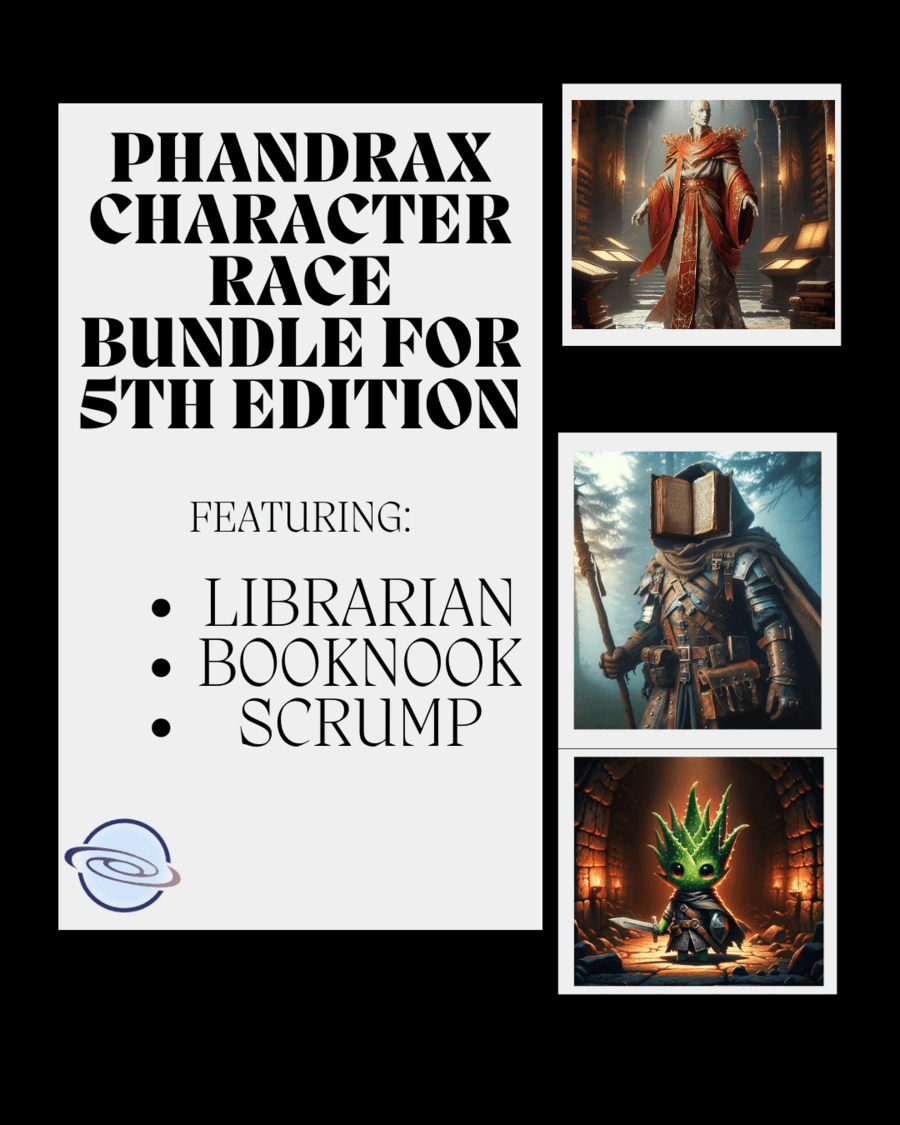 The Phandrax Character Race Bundle - Arclands Online | DriveThruRPG