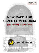 New Race and Class Compendium for Fantasy Adventures