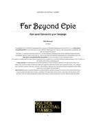 Far Beyond Epic: Epic Level Options for Your Campaign