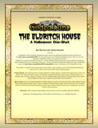 The Eldritch House: A Halloween One-Shot Adventure