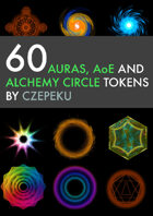 60 Auras, AOEs and Alchemy Circle Tokens and More