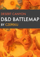 Desert Canyon DnD Battlemaps