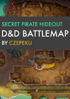 Secret Pirate Hideout DnD Battlemaps