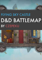 Flying Sky Castle DnD Battlemaps