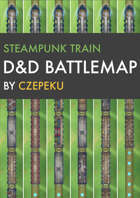 Steampunk Train DnD Battlemaps