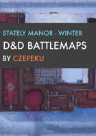 Stately Manor - Winter Collection - DnD Battlemaps