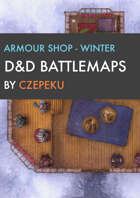 Armor Shop - Winter Collection - DnD Battlemaps